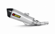 Akrapovic Slip-on Line RVS Einddemper met E-keur Yamaha Majesty 400 2007 - 2015